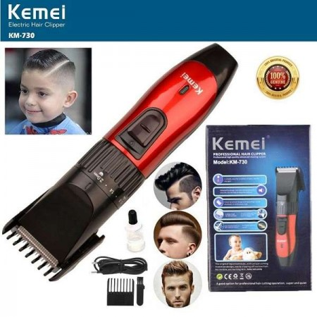 Kemei Km 730 Rechargeable Hair Trimmer &amp; Shaver Clipper Trimmer For Men
